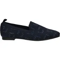 La strada : Chaussures pour femmes, chaussures basses, mocassins, couleur bleue, style décontracté