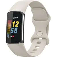 IMoshion Bracelet silicone Fitbit Charge 5 / 6 - S - Beige