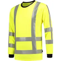 Tricorp 103002Fluoryellow5XL T-Shirt RWS Birdseye Lange Mouw (5XL)