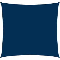 vidaXL Voile de parasol Tissu Oxford carré 7x7 m Bleu
