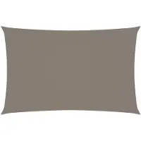 vidaXL Voile de parasol tissu oxford rectangulaire 2x5 m taupe