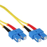 InLine 82925C LWL Duplex Kabel, SC/SC, 9/125µm, OS2, 0,5m