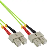 InLine 83502Q LWL Duplex Kabel, SC/SC, 50/125µm, OM5, 2m