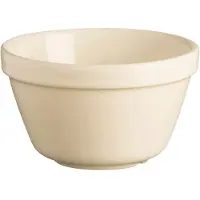 Mason Cash 2005.004 Chip Resistant Earthenware S36 All Purpose Pudding Basin Bowl, Ceramic, Original White, 0.9, Saladier + bol, Blanc
