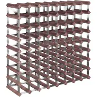 vidaXL Casier à bouteilles pour 72 bouteilles Marron Bois pin solide