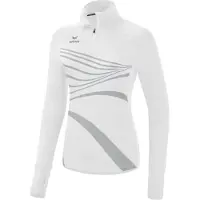 Erima Racing Half Zip Long Sleeve T-shirt Blanc 44 Femme