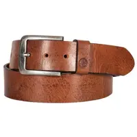 Detlev Louis DL-AC-4 Ceinture en cuir, marron Beige/Rouge 90CM unisex