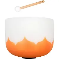 Sela SECLU13D Lotus Bol chantant en cristal 13" Sacral Chakra