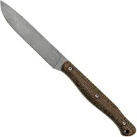 White River Knives White River Exodus 4 Natural Burlap, Micarta, étui en Kydex, couteau de bushcraft, Jacob Peterson design