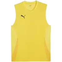 Puma Hommes, T-shirt de sport, teamGOAL Maillot sans manches (XL), Jaune, XL