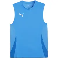 Puma Hommes, T-shirt de sport, teamGOAL Maillot sans manches (XL), Bleu, XL