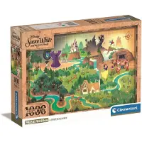 Clementoni CLE puzzle 1000 Compact StoryMaps Śnieżka 39814