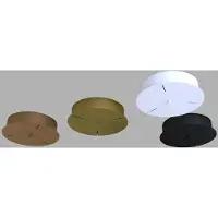 Martinelli Luce Lunaop Rosace de Plafond - 1 Lunaop Ø 50 ou Ø 80 Rough Bronze | Triac