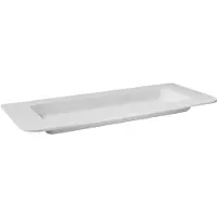 Balmani Moon plan simple grand Solid Surface blanc mat 130 x 55 cm