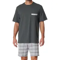 Schiesser Pyjama Schiesser Homme 180261 Charcoal-Taille 50