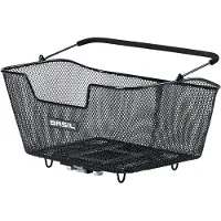 Basil Base M MIK Bicycle Basket Rear Panier de vélo Black