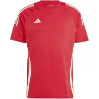 Adidas Tiro24 Sweat Short Sleeve T-shirt Rouge L / Regular Homme