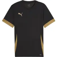 Puma Teamgoal Matchday Jersey Short Sleeve Kids - Black / Gold