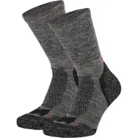 Xtreme Sockswear Xtreme Hiking Socks Wool - Chaussettes de randonnée en laine mérinos - 2 paires - Multi Anthracite - Taille 39/42
