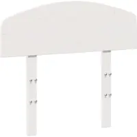 vidaXL Tête de lit blanc 75 cm pin massif
