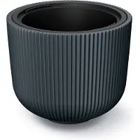 Prosperplast Milly Round Plant Pot 39.1x39.1x32.1cm Argenté 39.1 x 39.1 x 32.1 cm