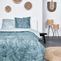 TODAY Parure De Lit 2 Personnes Imprimé Floral Coton 220x240 Cm