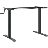 vidaXL Piétement pour bureau assis/debout (94-135)x60x(70-114) cm