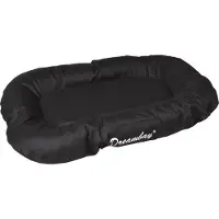 Flamingo Coussin pour chien Dreambay noir et rond