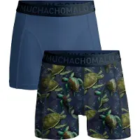 Muchachomalo Boxer Muchachomalo Homme Solid Print Blue (Lot de 2)-XL