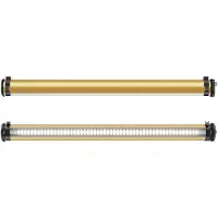 Sammode Brueghel Lampe suspendue L 100 cm | Coal | Brass