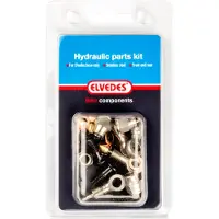 Elvedes Banjo + Banjo Hydraulic Parts Kit Argenté