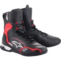 Alpinestars Superfaster, bottes courtes ,Noir/Rouge Clair/Blanc ,11.5 US