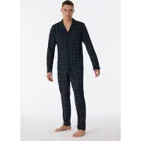 Schiesser Pyjama Schiesser Homme 180272 Nightblue-Taille 54
