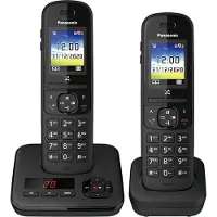 Panasonic Téléphone sans fil KX-TGH722BLB Duo Noir