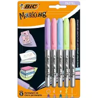 BIC COULEUR DE MARQUAGE - Marqueur (5x)