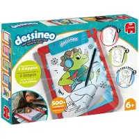 Jumbo Spiele Jumbo -Dessine -Caractères étape par étape planche à dessin