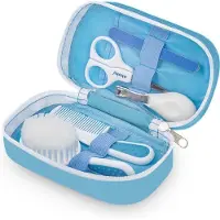 Akuku Coffret de soins dans une boîte cosmétique bleue - 1 pc