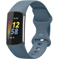 IMoshion Bracelet silicone Fitbit Charge 5 / 6 - S - Official Blue