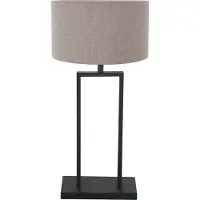 Steinhauer Lampe de table 55cm Stang avec capot gris