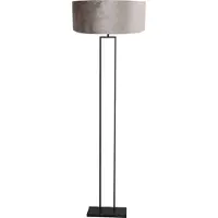 Steinhauer Lampadaire 160cm Stang noir avec capuchon argenté