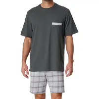 Schiesser Pyjama Schiesser Homme 180261 Charcoal-Taille 56