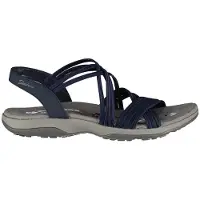 SKECHERS Reggae Slim - Sunnyside Sandalen Plat - Blauw - Maat 37