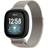 IMoshion Bracelet magnétique milanais Fitbit Versa 4/ 3 / Sense (2) - Starlight