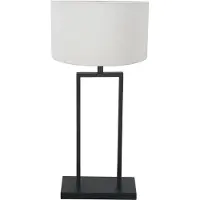 Steinhauer Lampe de table 55cm Stang avec capuchon blanc