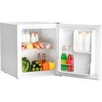 Kitchenbrothers Mini Fridge - 40L - Petit réfrigérateur - Freestanding - Frigo - Compact - White