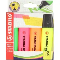 Stabilo BOSS ORIGINAL - Surligneur - Set de 4 pièces