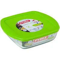 Pyrex Plat à Four Pyrex Cook & Store Carré Transparent 1 L