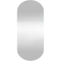 vidaXL Miroir mural 30x70 cm Verre Ovale