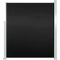 vidaXL Marquise latérale 160x300 cm Noir