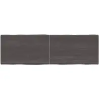 vidaXL Dessus de table bois massif traité bordure assortie